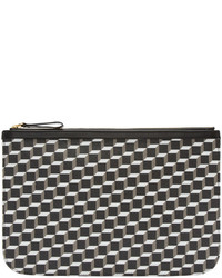 Pierre Hardy Tricolor Perspective Cube Zip Pouch