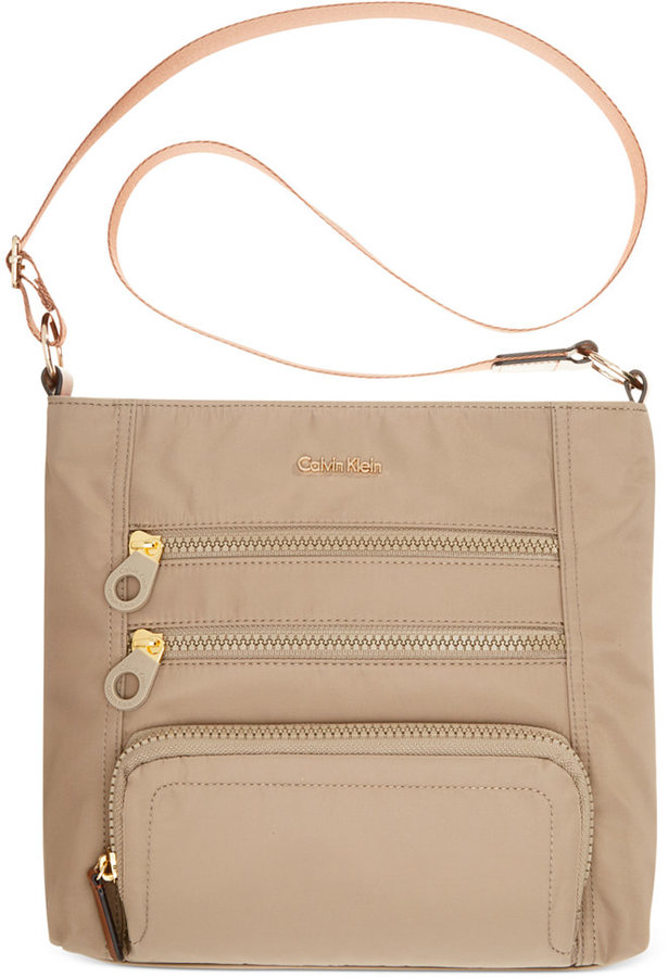 Calvin Klein Nylon Crossbody, $78, Macy's