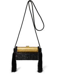 Bienen-Davis Rgine Tasseled Lurex And Gold Dipped Shoulder Bag