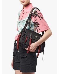 Prada Studded Shoulder Bag
