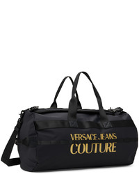 VERSACE JEANS COUTURE Black Couture Duffle Bag