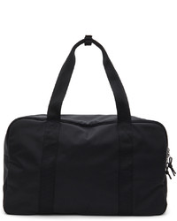 Balenciaga Black Econyl Logo Duffle Bag