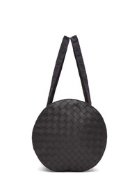 Bottega Veneta Black Round Pouch Duffle Bag