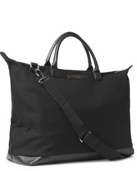 WANT Les Essentiels Hartsfield Leather Trimmed Organic Cotton Canvas Holdall