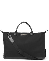 WANT Les Essentiels Hartsfield Leather Trimmed Organic Cotton Canvas Holdall