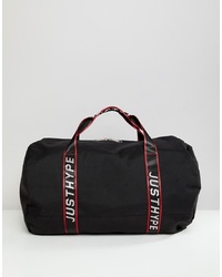 Hype Holdall With Logo Taping In Black