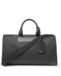 Montblanc Sartorial Jet Cross Grain Leather Trimmed Shell Duffle Bag