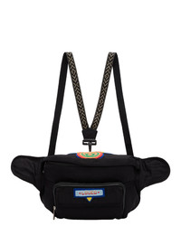 Gucci Black 80s Patch Belt Bag