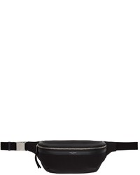 Saint Laurent Black Canvas Classic Belt Bag