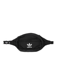 adidas Originals Black Double Zip Trefoil Waist Bag