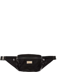 Dolce & Gabbana Black Sicilia Dna Nylon Belt Bag