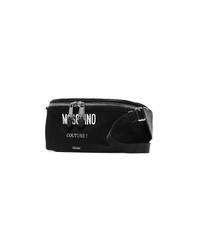 Moschino Black Small Cotton Cross Body Bag