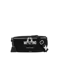 Moschino Black Small Cotton Cross Body Bag
