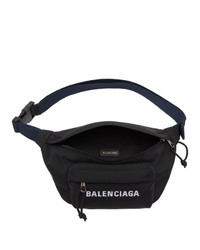 Balenciaga Black Small Wheel Belt Bag