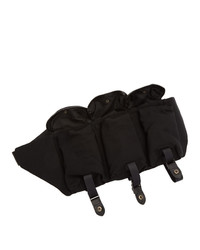 Ys Black Triple Compartt Bag