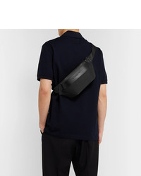 BERLUTI Leather-Trimmed Logo-Print Canvas Belt Bag for Men