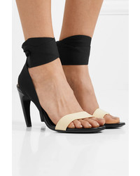 Proenza Schouler Canvas Rubber And Leather Sandals