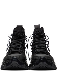 Wooyoungmi Black Big Sole High Sneakers