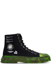 Viron Black Green 1982 High Sneakers
