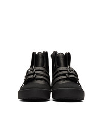 Yohji Yamamoto Black Middoberuto Sneakers
