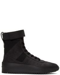 Fear Of God Black Military High Top Sneakers