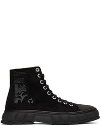 Viron Black Recycled Canvas 1982 Sneakers