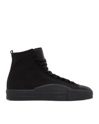 Y-3 Black Yuben Mid Sneakers