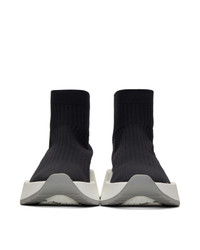 MM6 MAISON MARGIELA Grey Sock Flare Sneakers