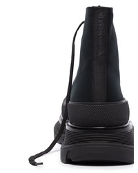 Alexander McQueen Lace Up Combat Boots