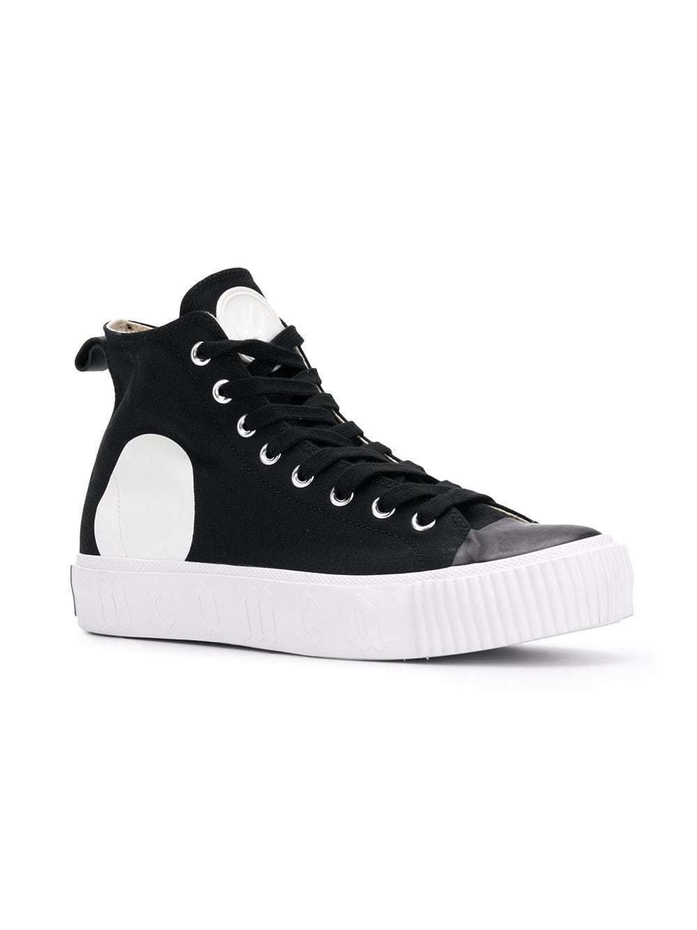 McQ Alexander McQueen Swallow High Top Plimsolls, $173