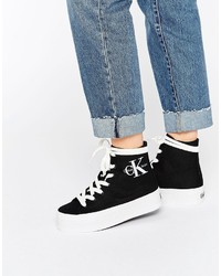 calvin klein jeans high top sneakers