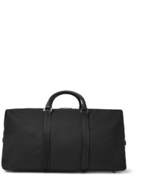 Mulberry Clipper Leather Trimmed Canvas Holdall Bag
