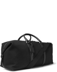 Mulberry Clipper Leather Trimmed Canvas Holdall Bag