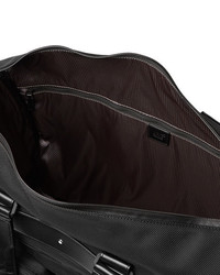 Montblanc Nightflight Leather Trimmed Twill Holdall