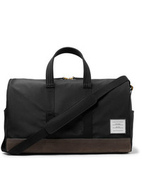 Thom Browne Suede Trimmed Canvas Holdall