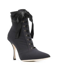 Dolce & Gabbana Lori Stretch Jersey Ankle Boots