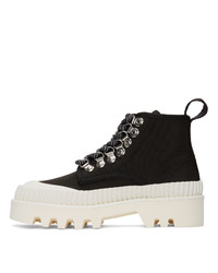 Proenza Schouler Black And White Hiking Boots