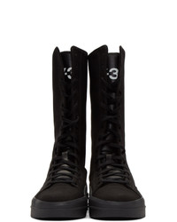 Y-3 Black Yuben Boot Sneakers