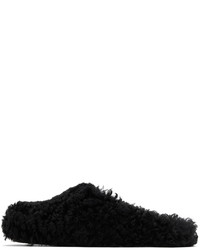 Marni Black Fussbett Sabot Loafers