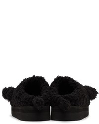 Doublet Black Suicoke Edition Animal Loafers