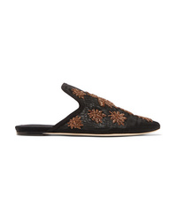 Sanayi 313 Ragno Embroidered Mesh Slippers
