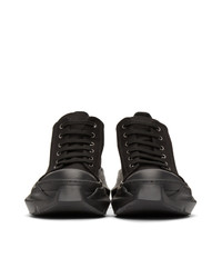 Rick Owens DRKSHDW Black Abstract Low Sneakers