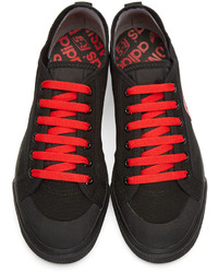 Raf Simons Black Adidas Edition Matrix Spirit Low Sneakers