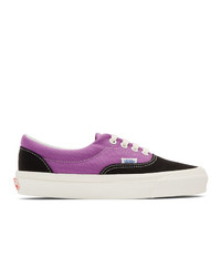 Vans Black And Purple Og Era Lx Sneakers