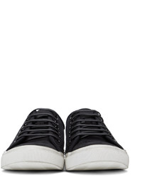 Saint Laurent Black Canvas Malibu Sneakers