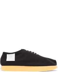 Marni Black Canvas Sneakers