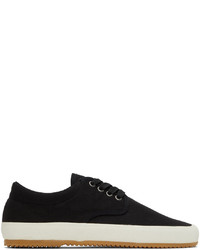 Lemaire Black Canvas Sneakers