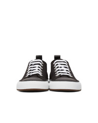 Common Projects Black Canvas Tournat Low Sneakers