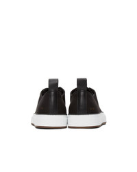 Common Projects Black Canvas Tournat Low Sneakers