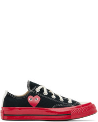 Comme Des Garcons Play Black Converse Edition Chuck 70 Sneakers
